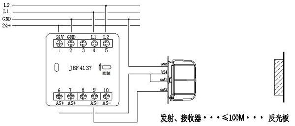 JTY-H-JBF-VDC1382A線(xiàn)型光束感煙火災(zāi)探測(cè)器