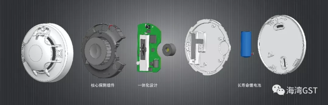 <a href=http://www.haiwan119.com target=_blank class=infotextkey>海灣</a>NB-loT感煙探測器結(jié)構(gòu)圖